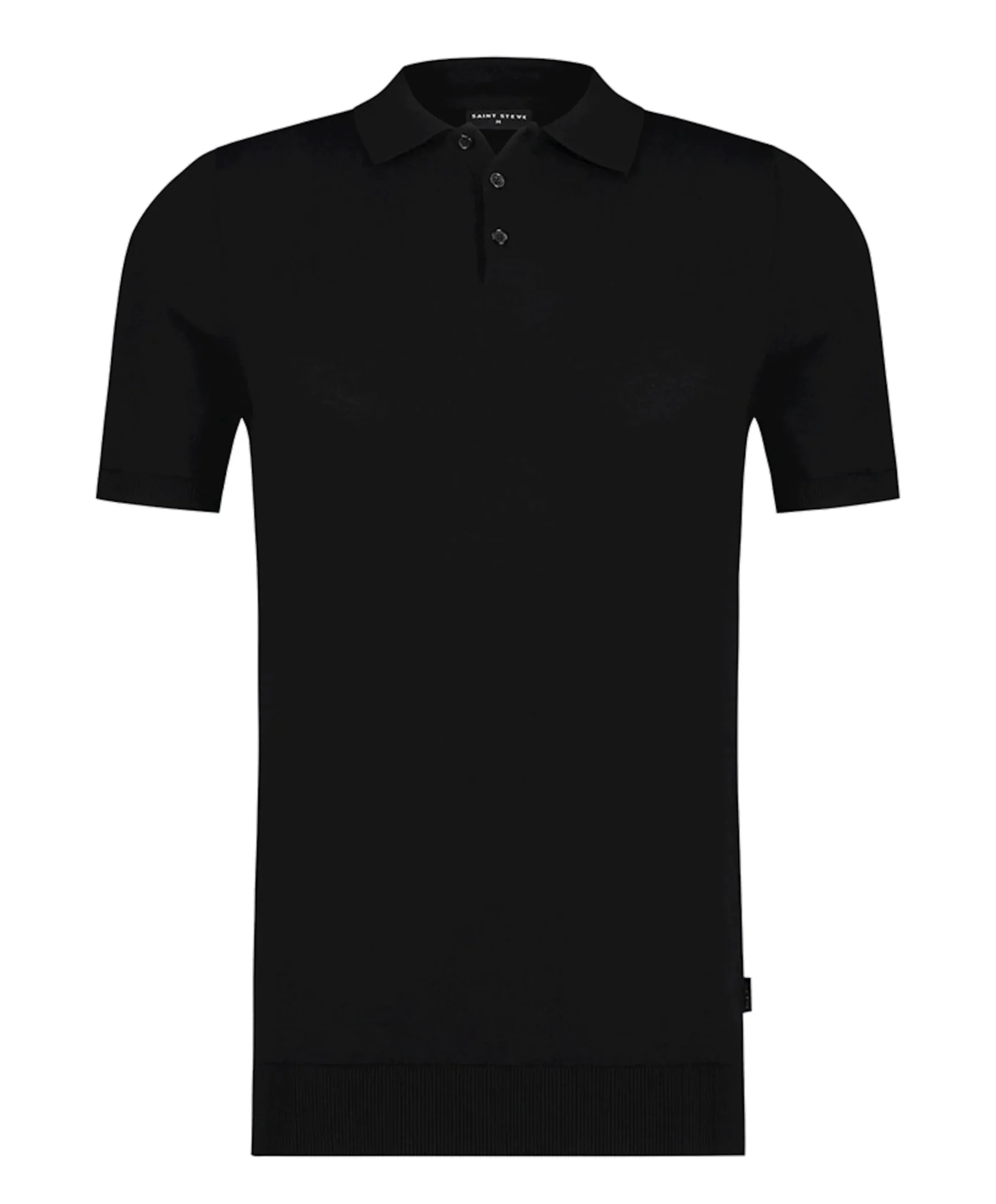 Heren polo zwart