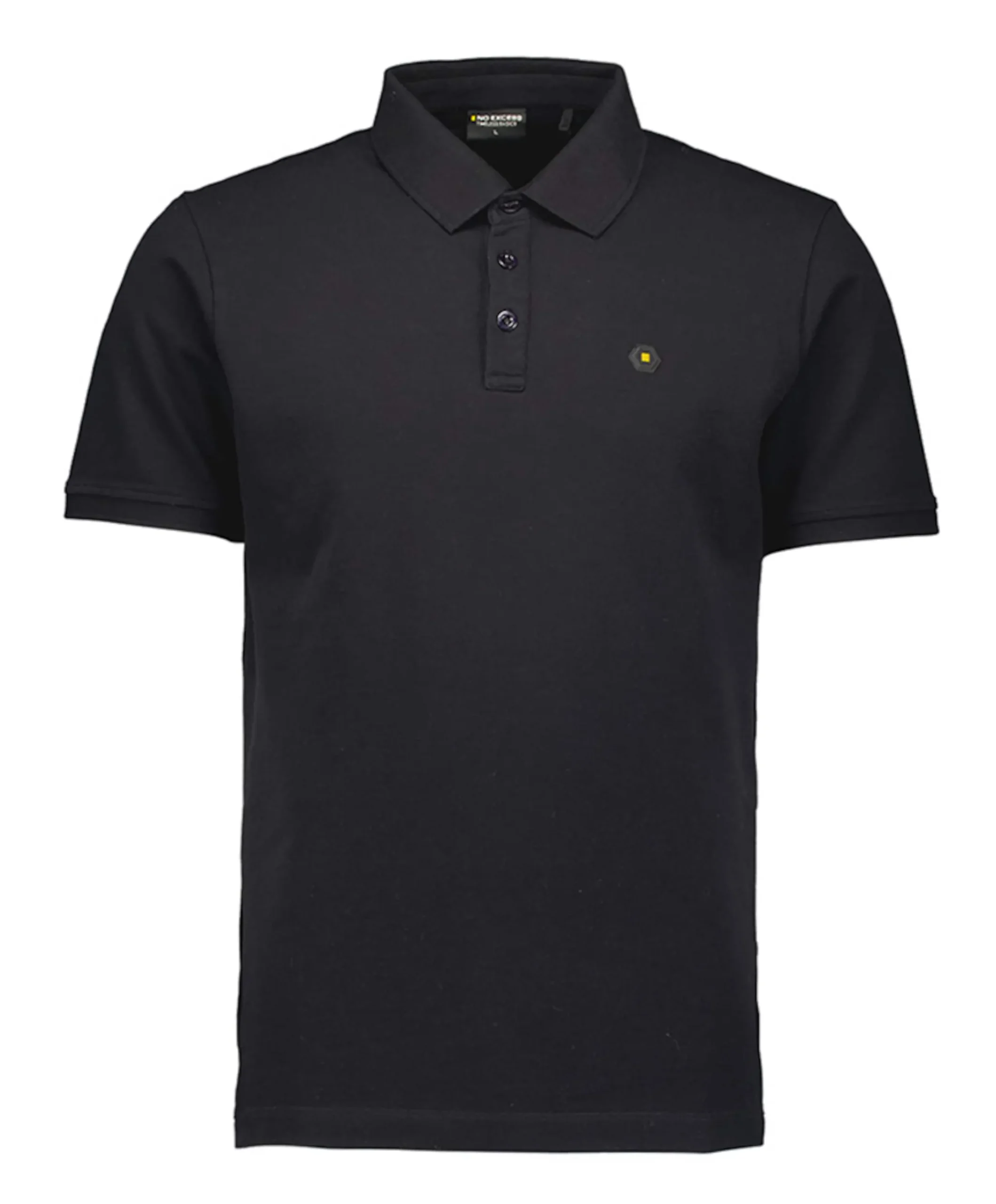 Heren polo zwart