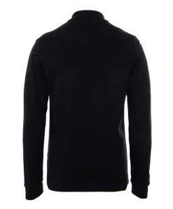 Heren polo zwart