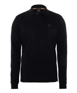 Heren polo zwart