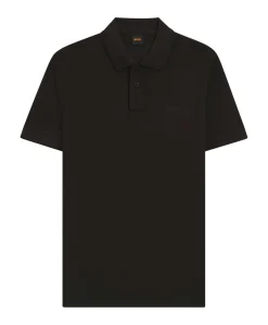 Heren polo zwart
