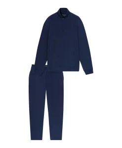 Heren pyjamaset blauw