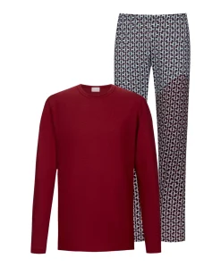 Heren pyjamaset rood