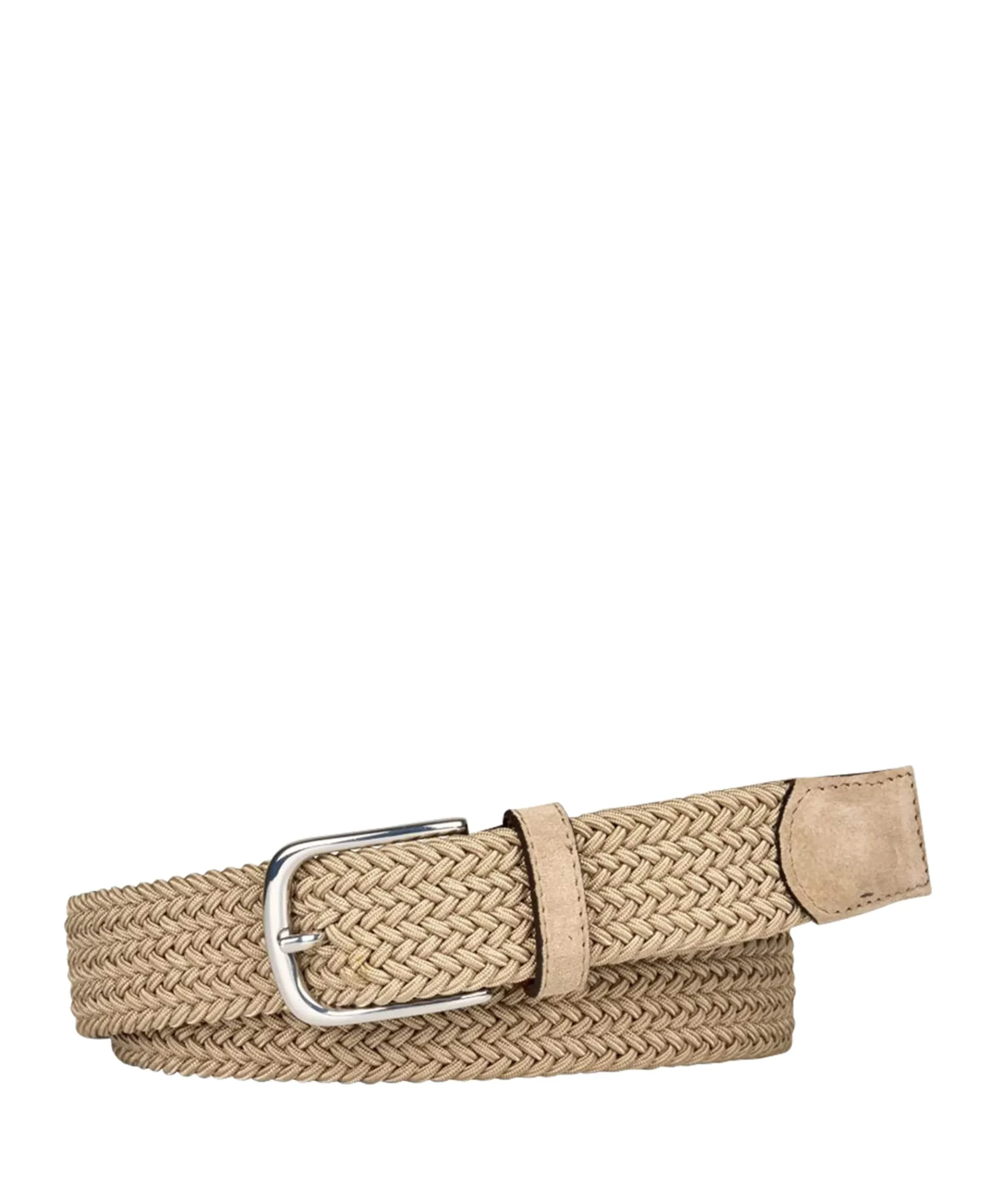 Heren riem beige
