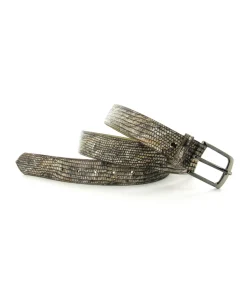 Heren riem beige