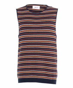 Heren singlet blauw