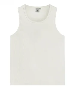 Heren singlet ecru