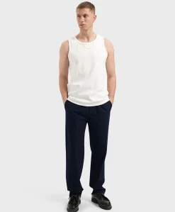 Heren singlet ecru