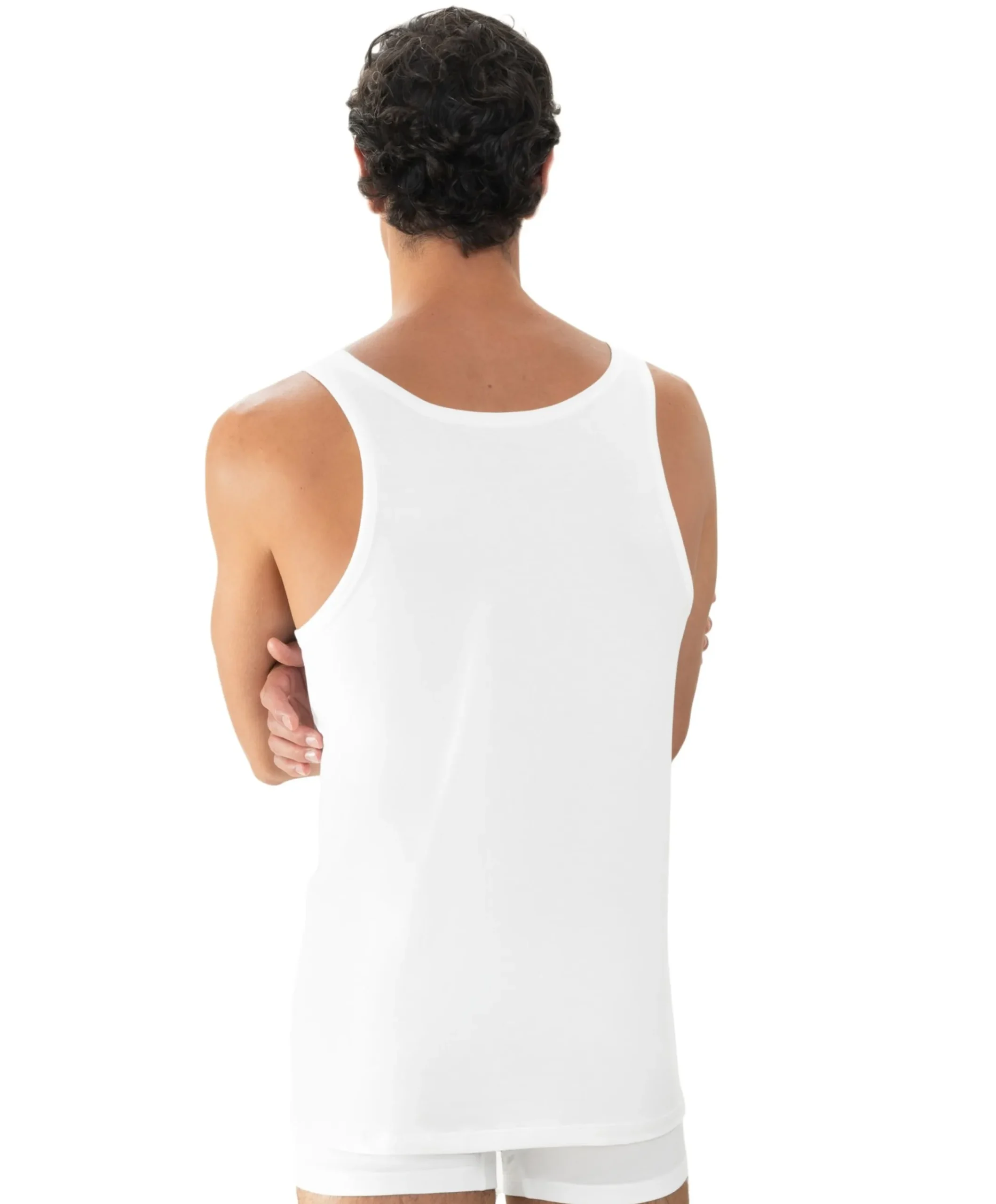 Heren singlet wit