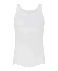 Heren singlet wit