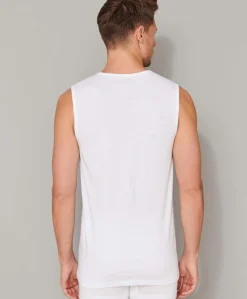 Heren singlet wit