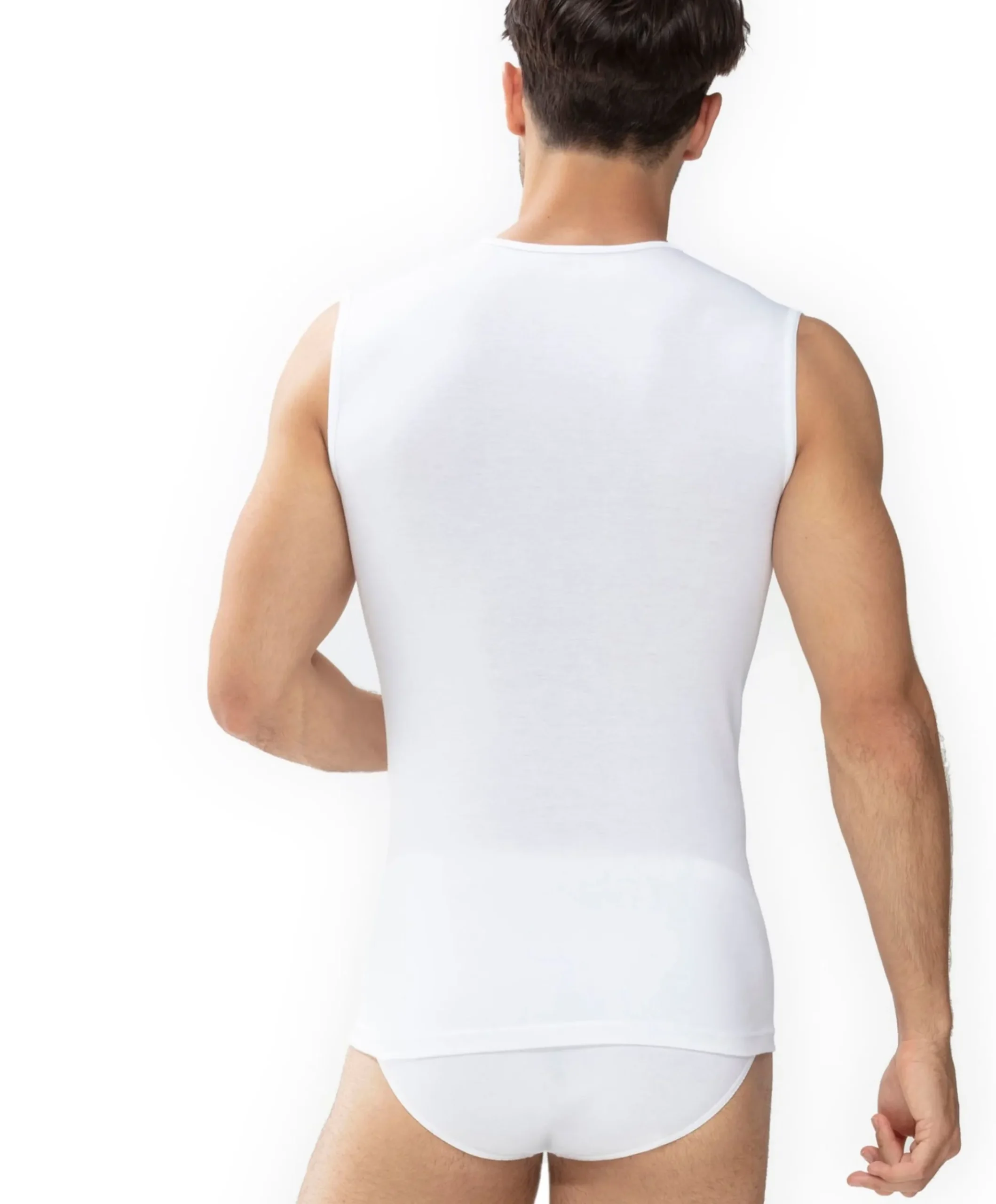 Heren singlet wit