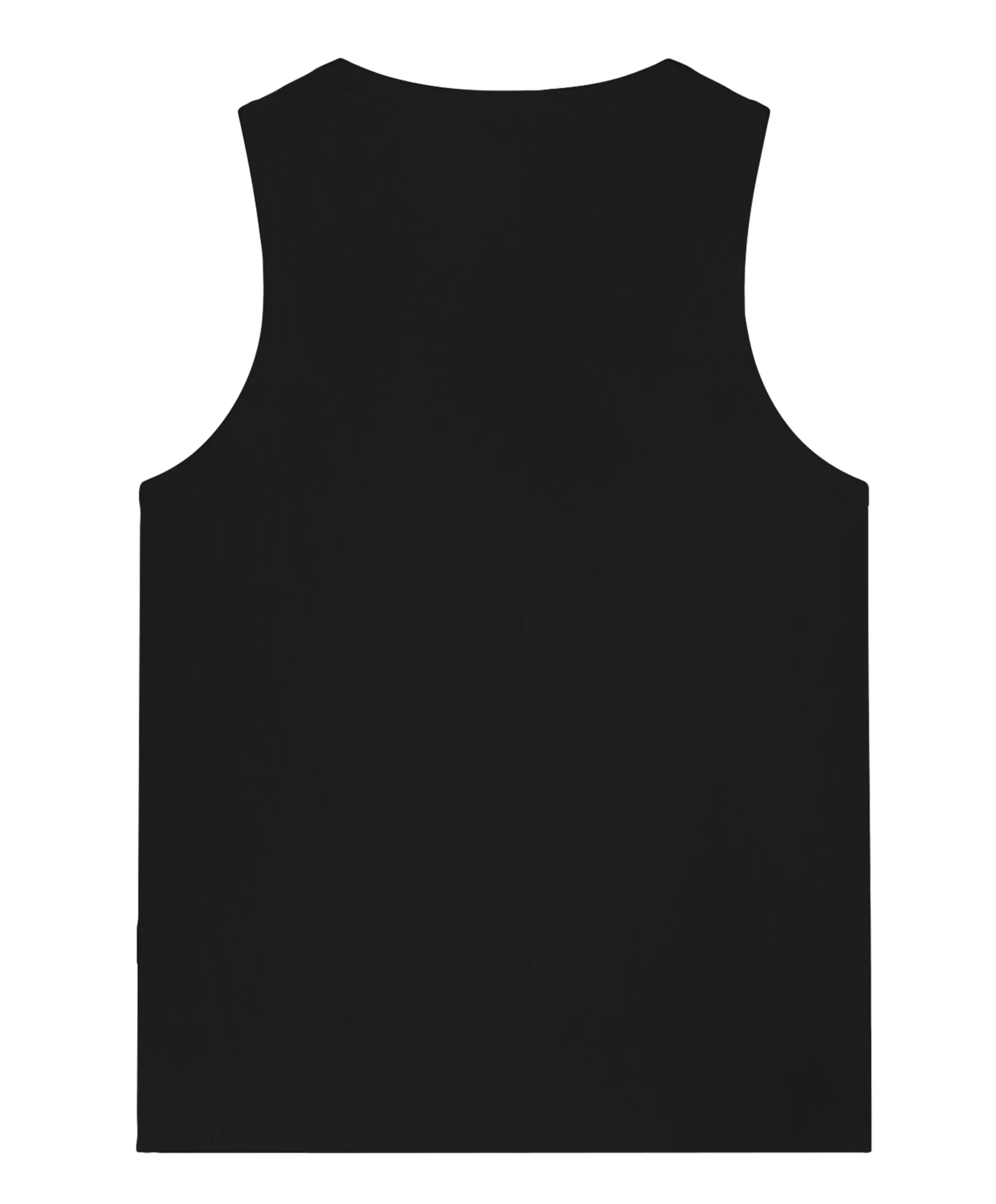 Heren singlet zwart