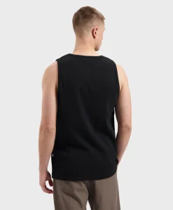 Heren singlet zwart