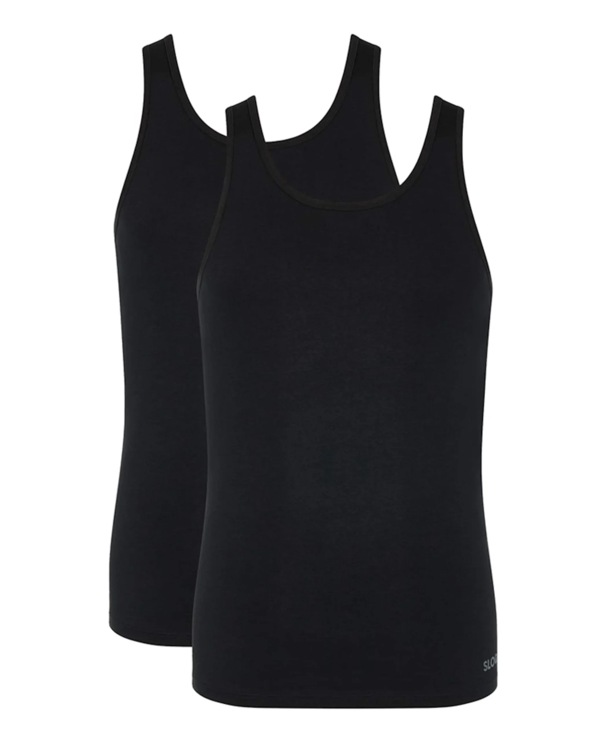 Heren singlet zwart