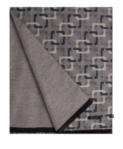 Heren sjaal blauw