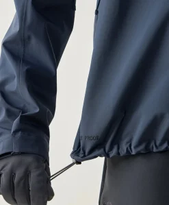 Heren ski-jas blauw