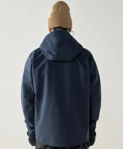 Heren ski-jas blauw