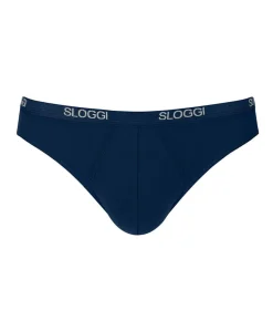 Heren slip blauw