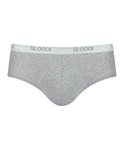 Heren slip grijs