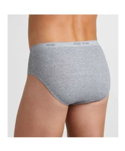 Heren slip grijs