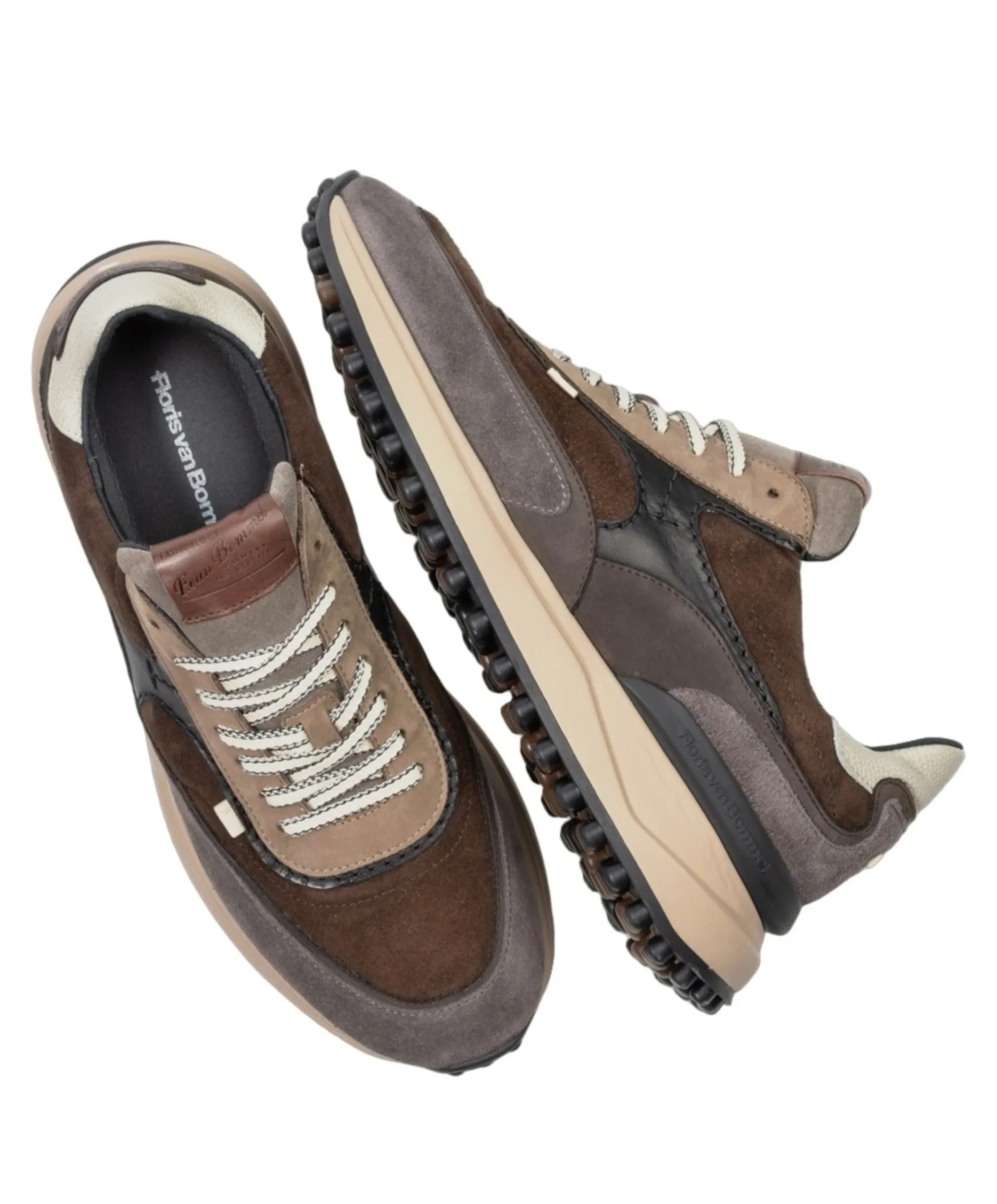 heren sneakers bruin