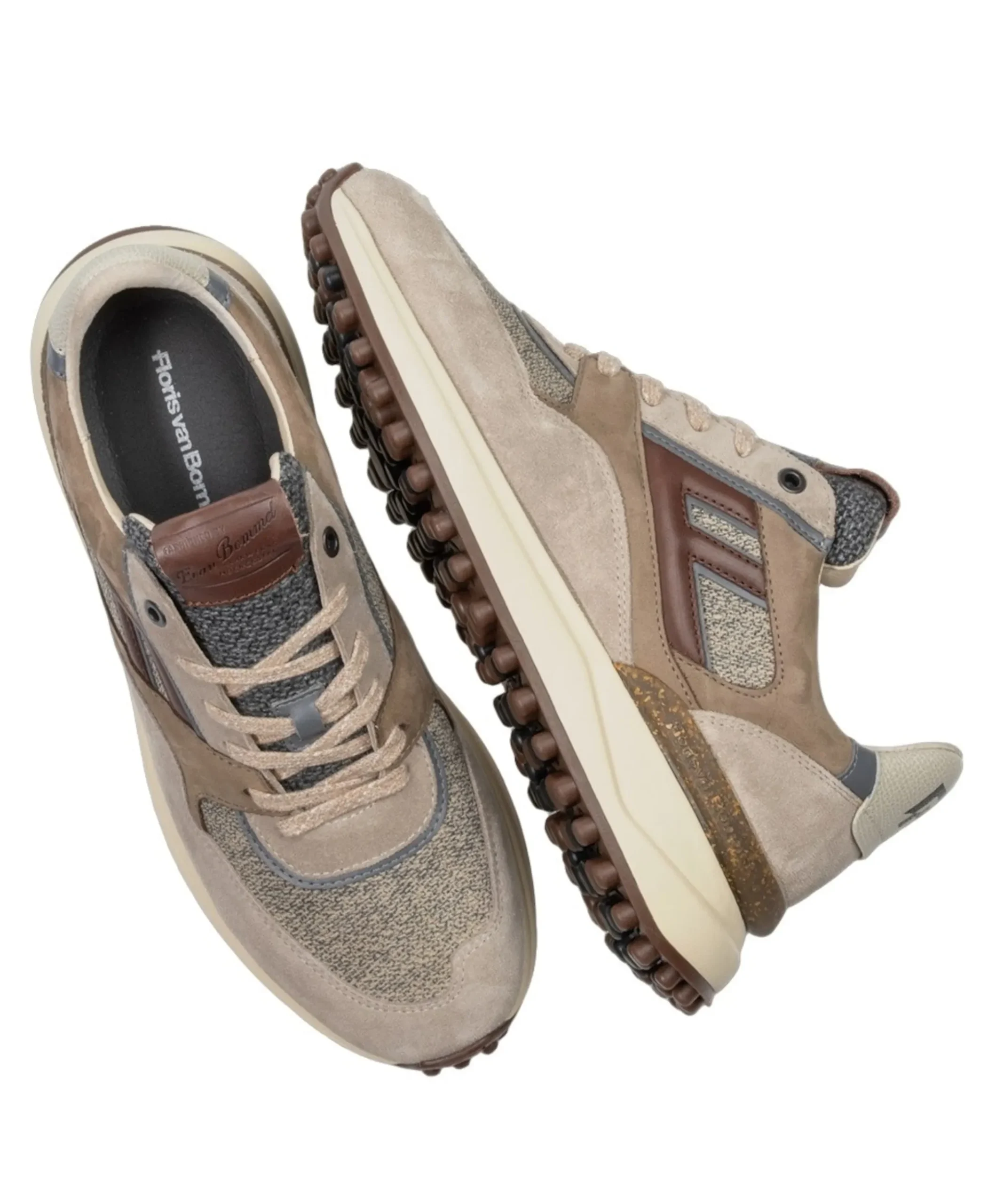 heren sneakers bruin