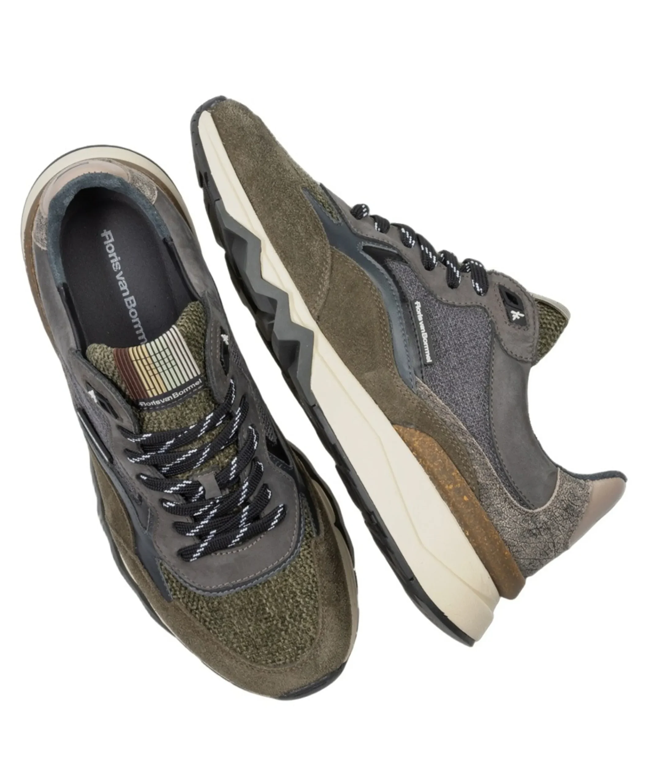 heren sneakers groen