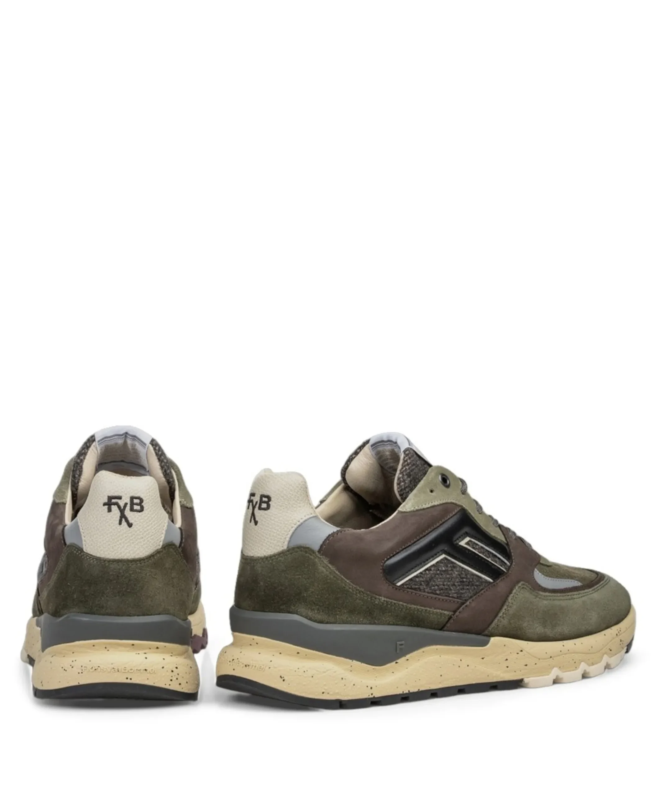heren sneakers groen
