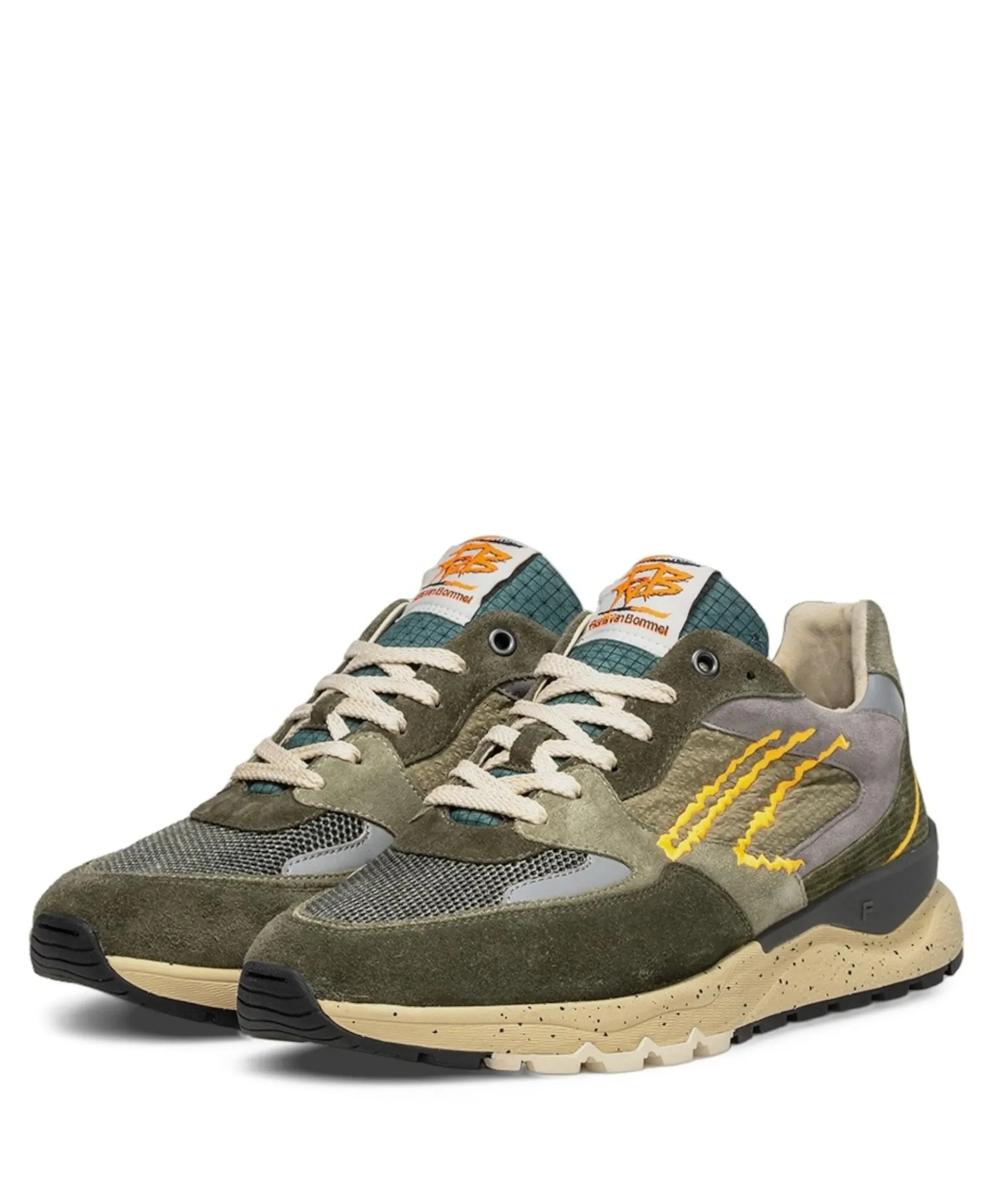 heren sneakers groen