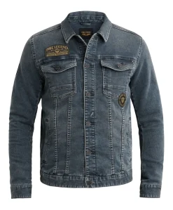 Heren spijkerjas blauw
