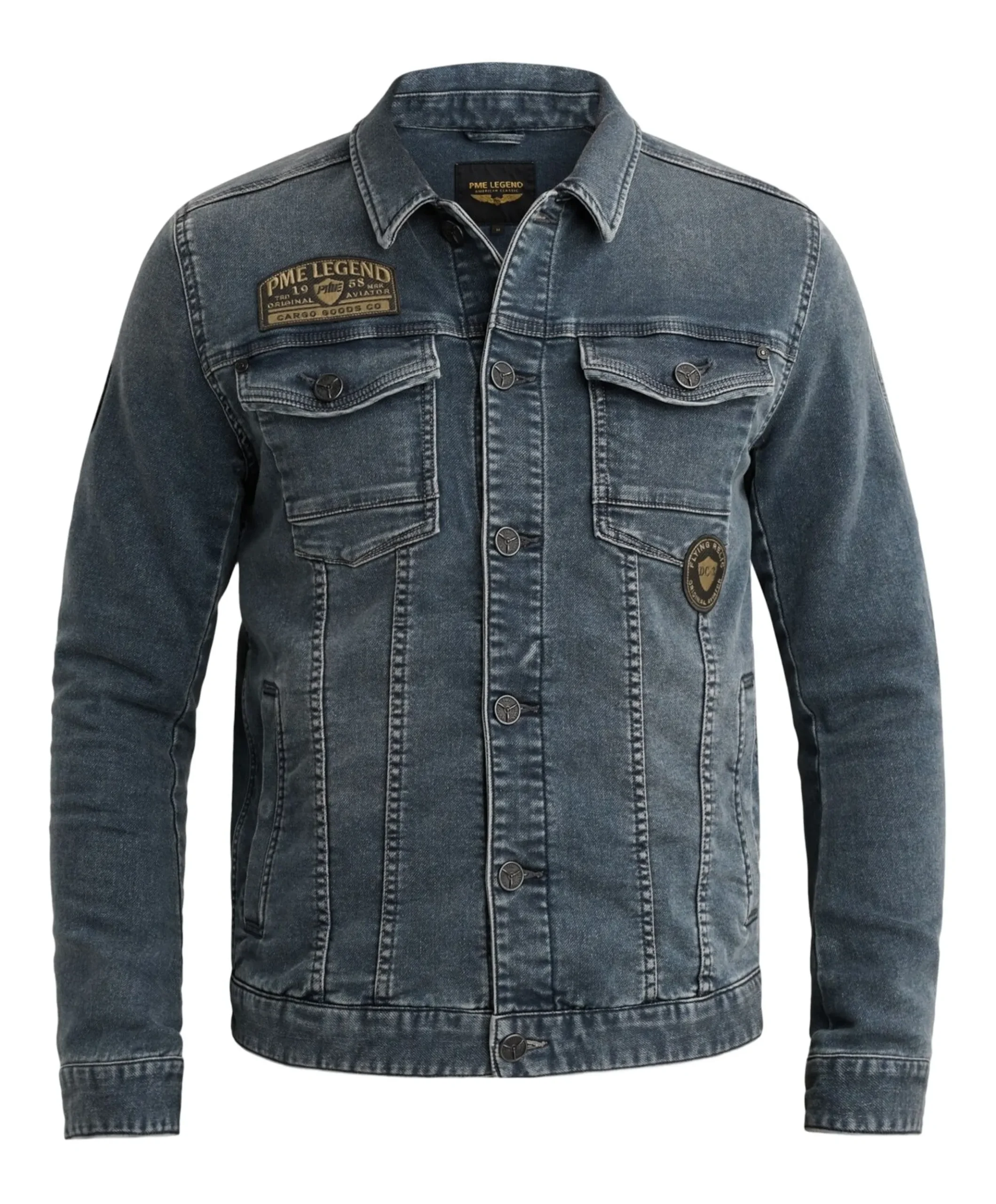 Heren spijkerjas blauw