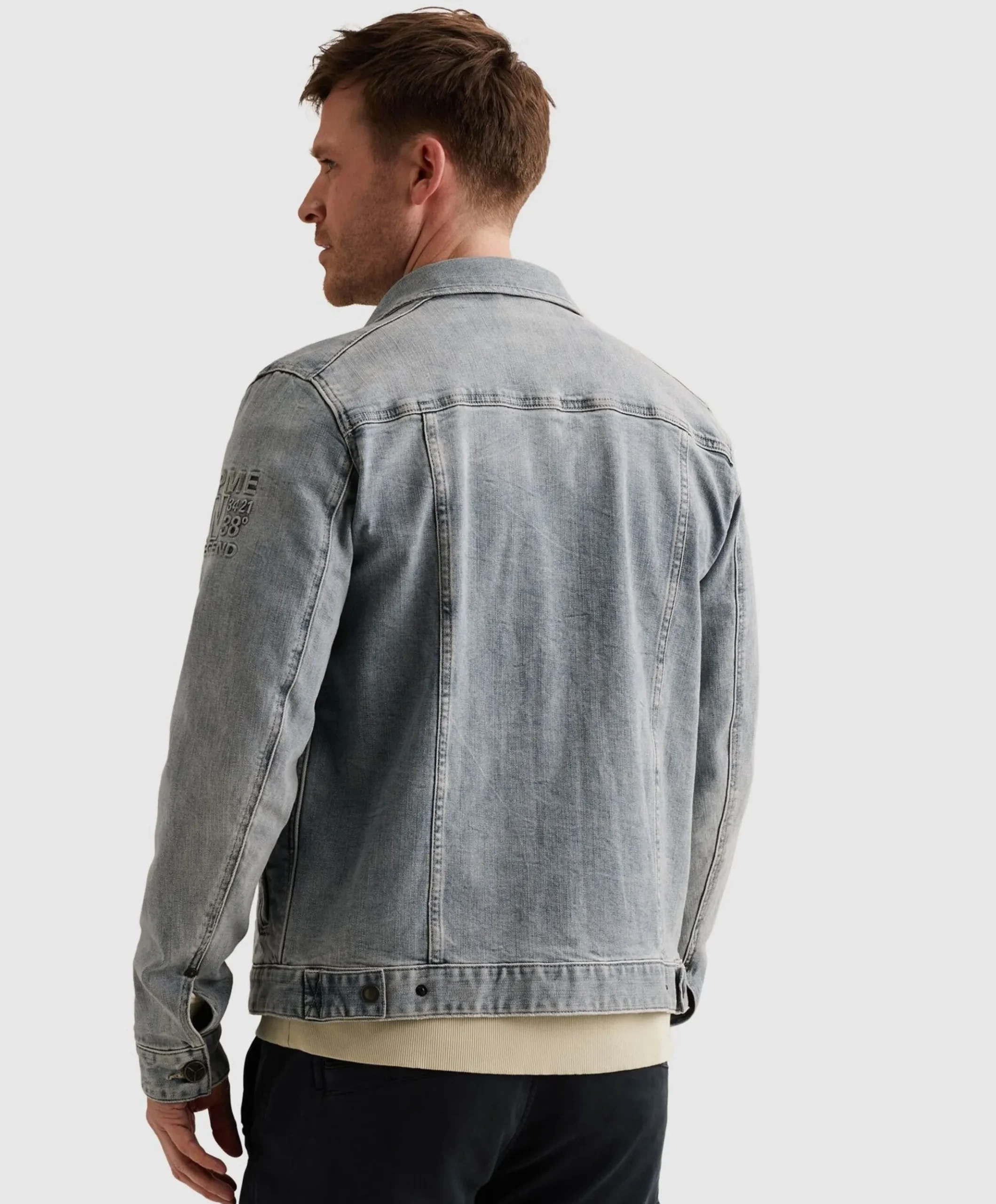 Heren spijkerjas blauw