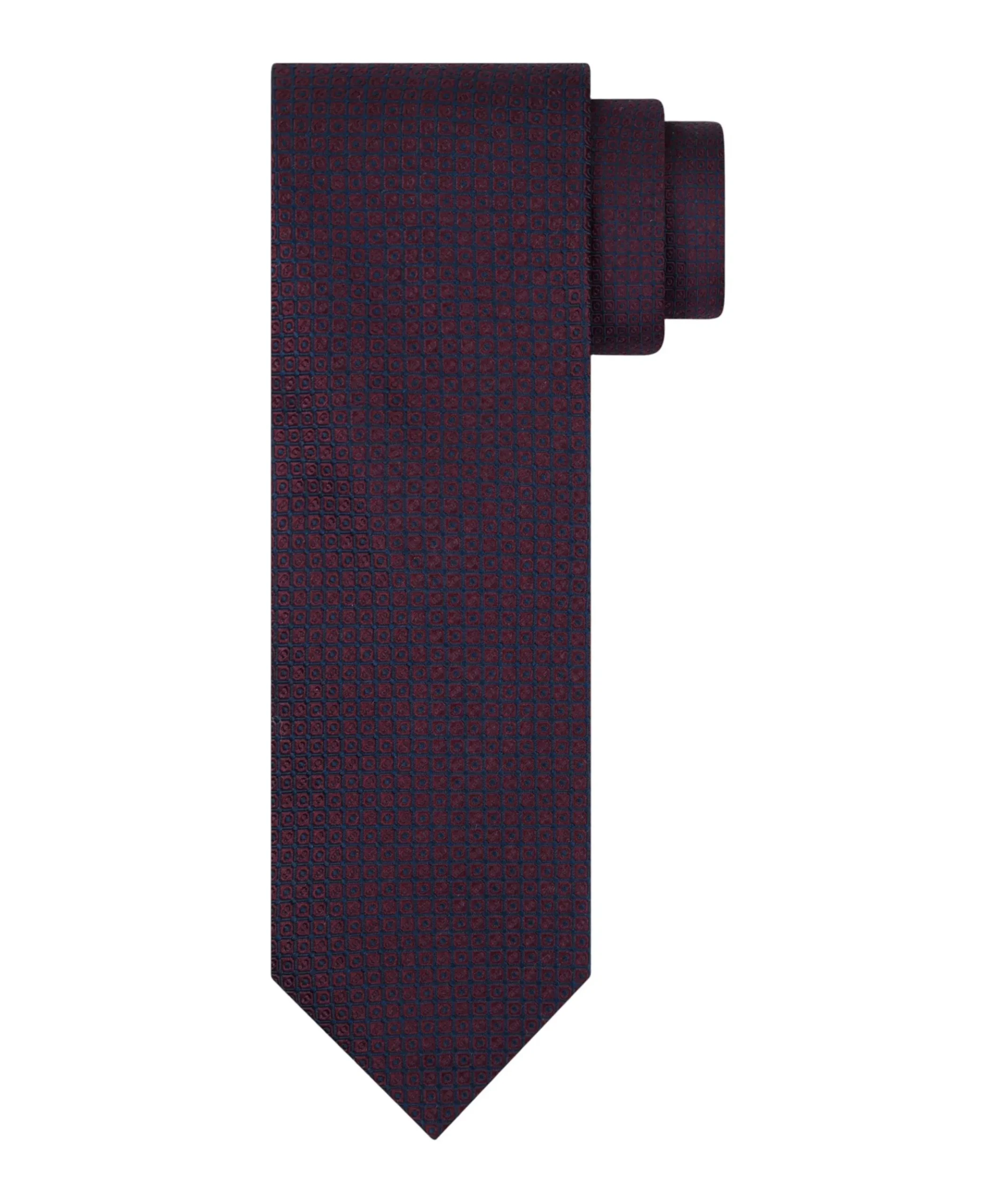 Heren stropdas bordeaux