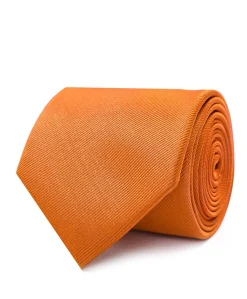 Heren stropdas oranje