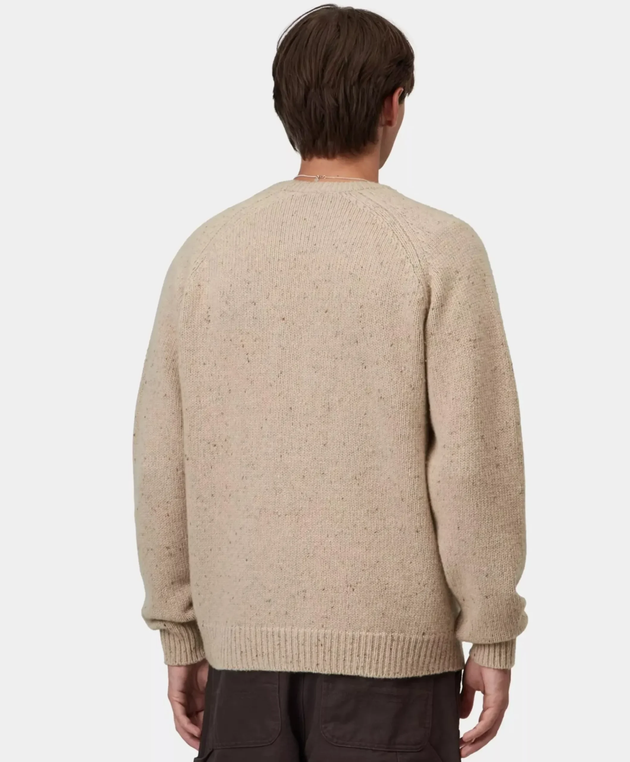 Heren sweater beige