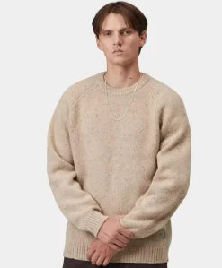 Heren sweater beige