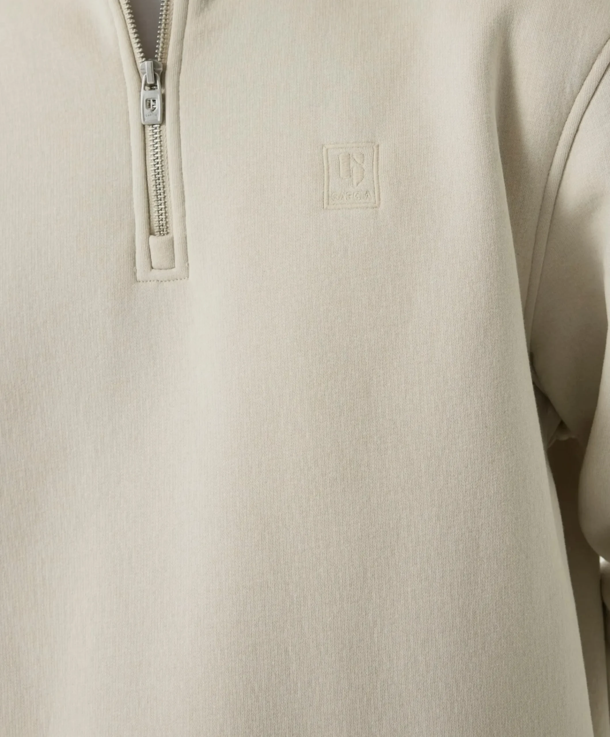 Heren sweater beige