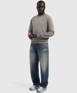 Heren sweater beige