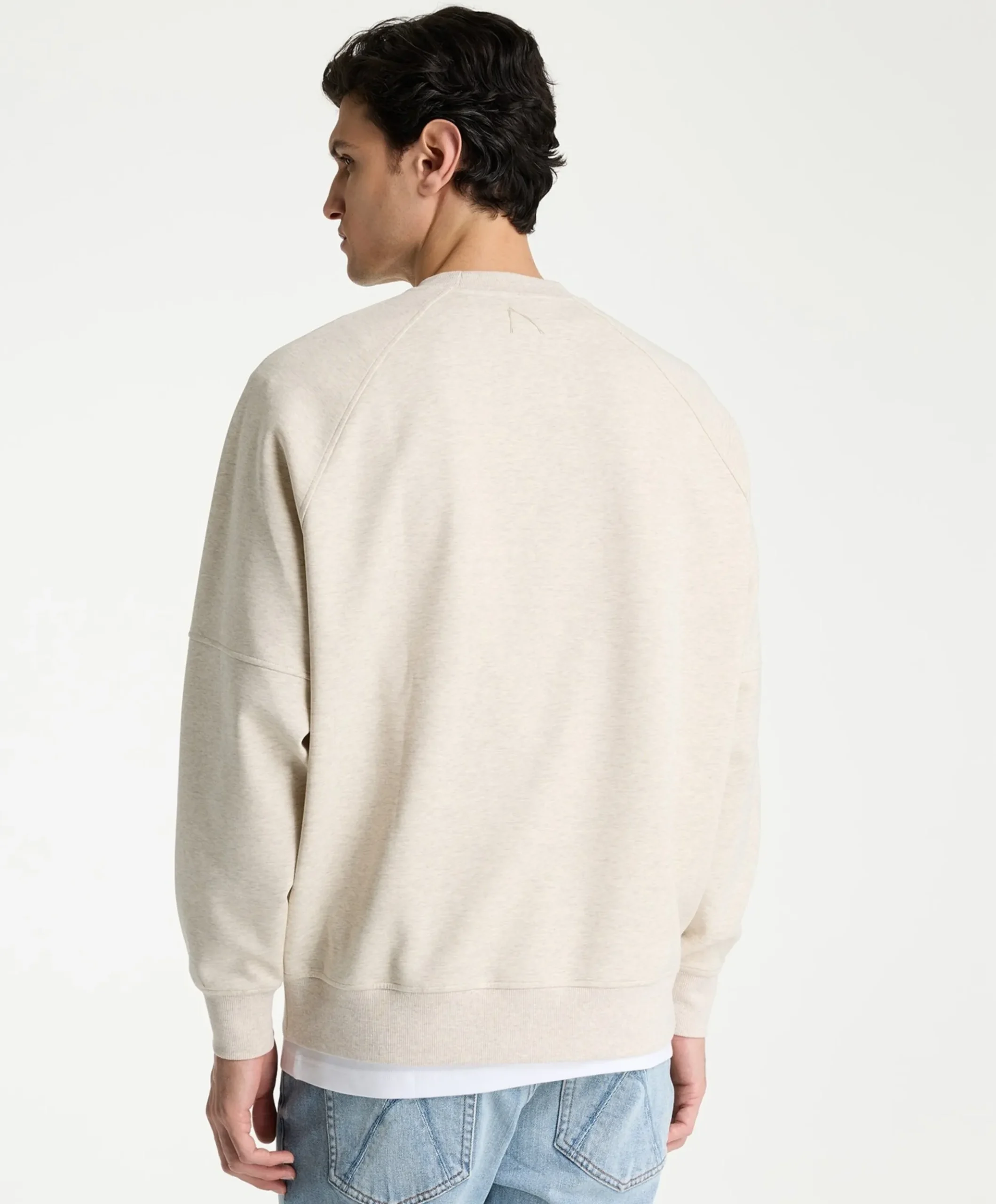 Heren sweater beige