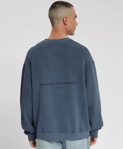 Heren sweater blauw
