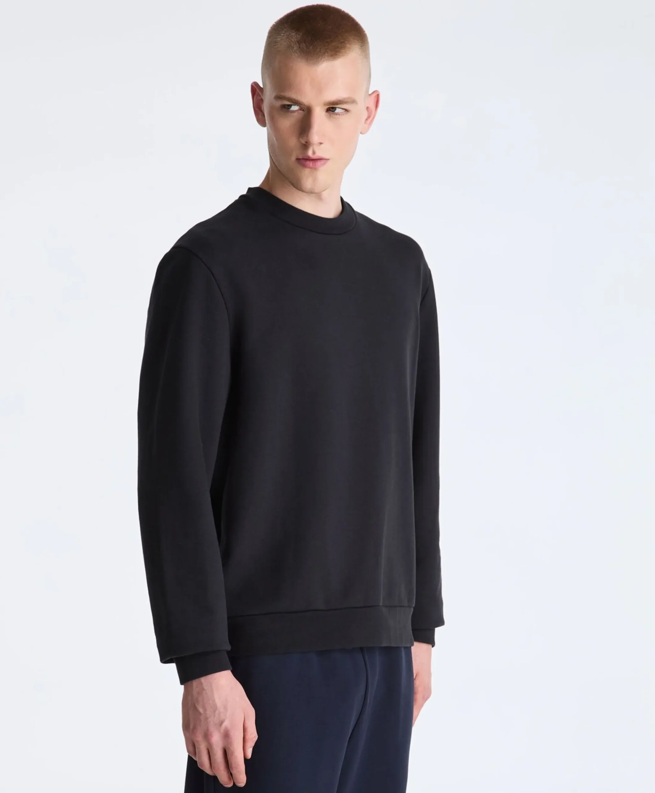 Heren sweater blauw