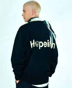 Heren sweater blauw