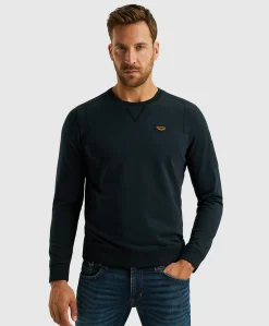 Heren sweater blauw
