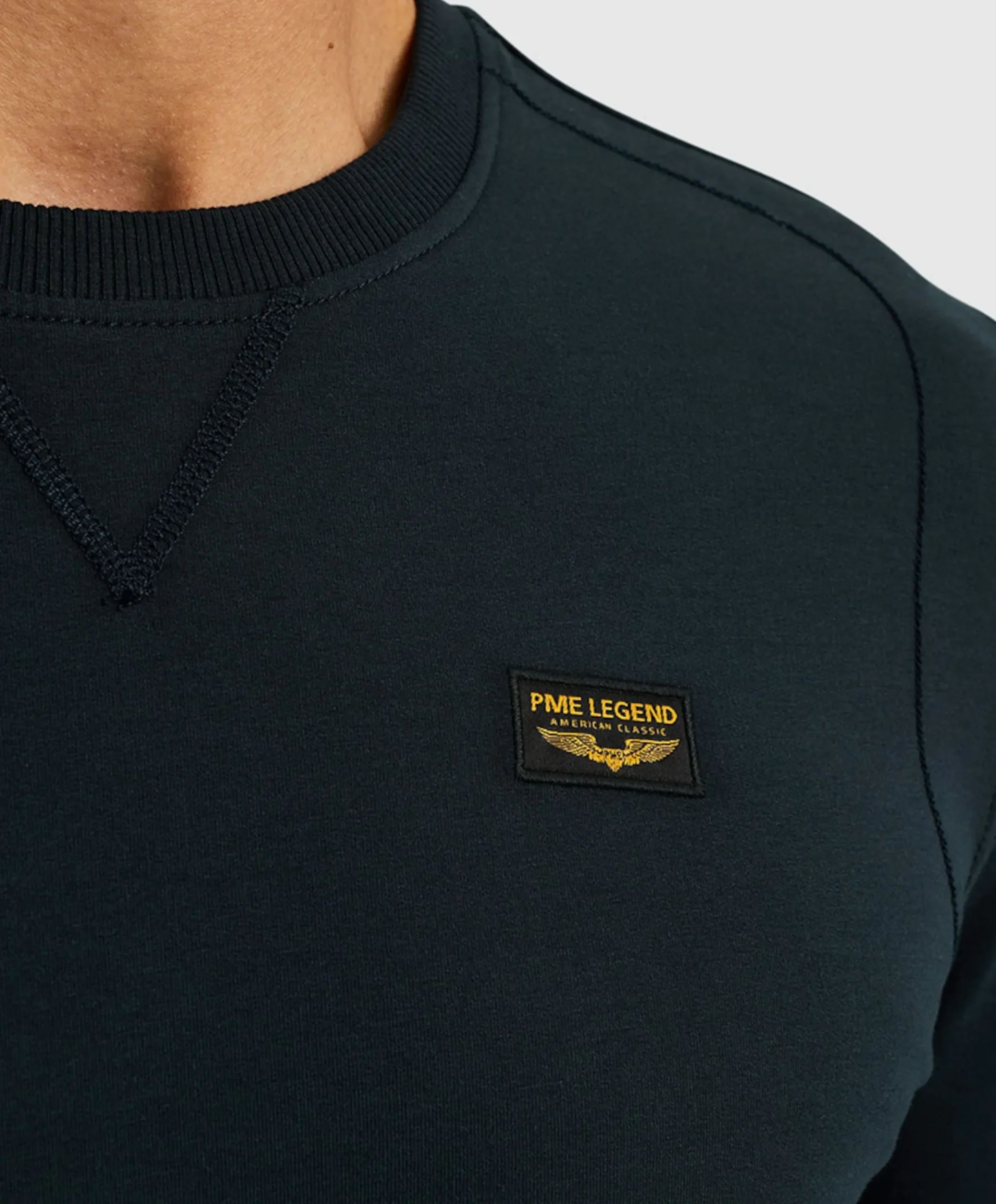 Heren sweater blauw