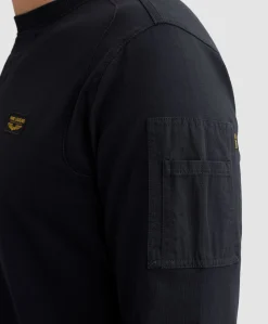 Heren sweater blauw