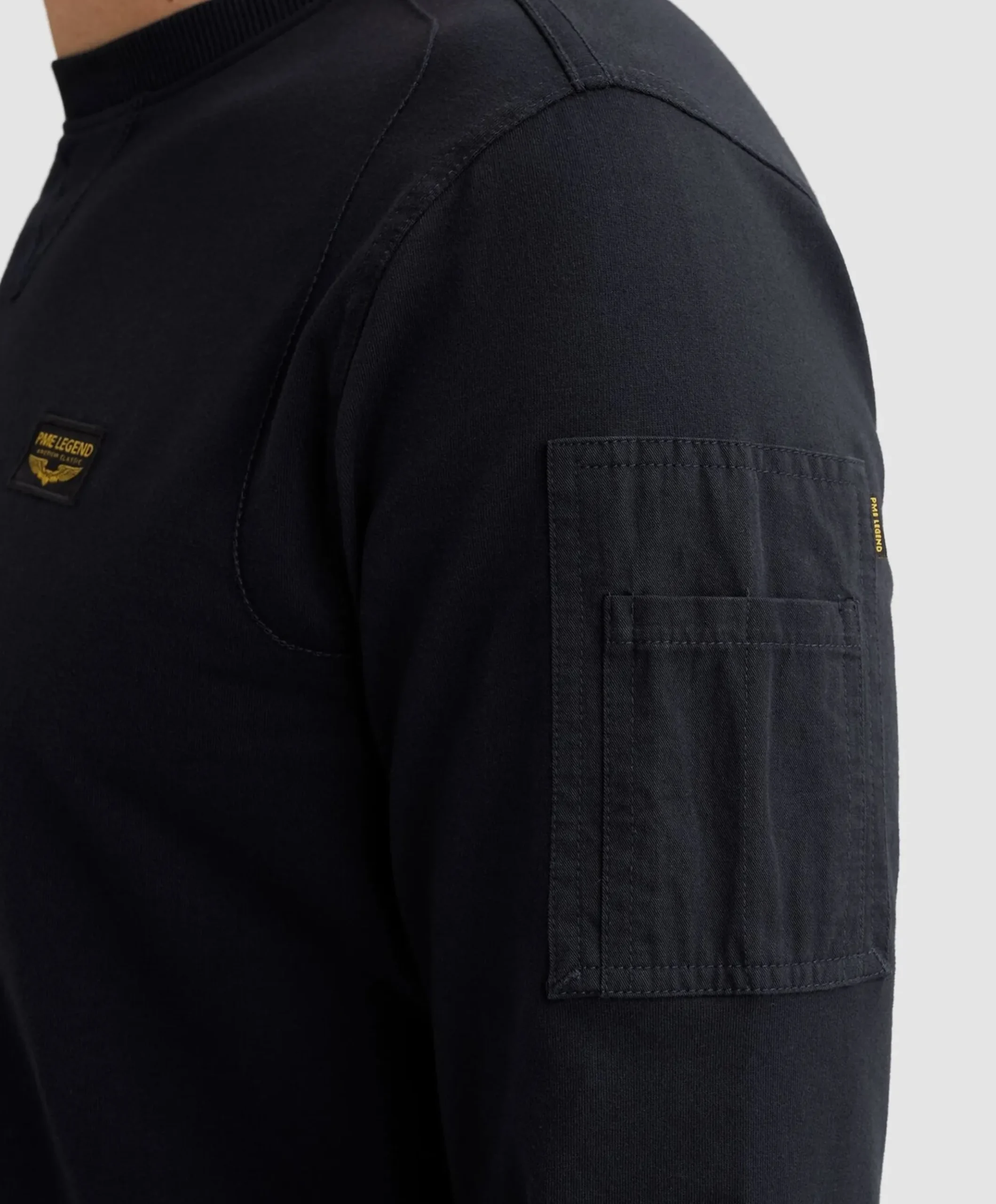 Heren sweater blauw