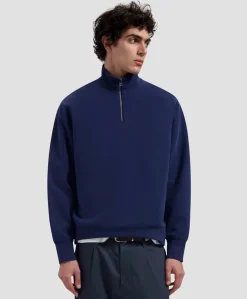 Heren sweater blauw