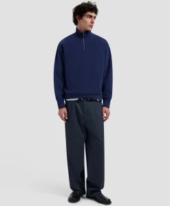 Heren sweater blauw