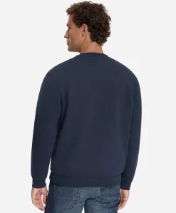 Heren sweater blauw